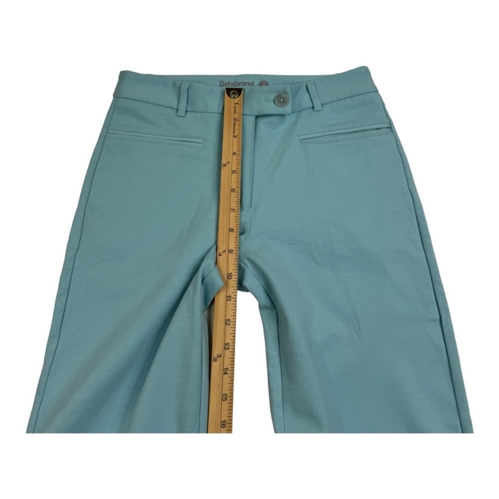 Betabrand Cropped Ankle Pants in Light Blue - Picture 10 of 12